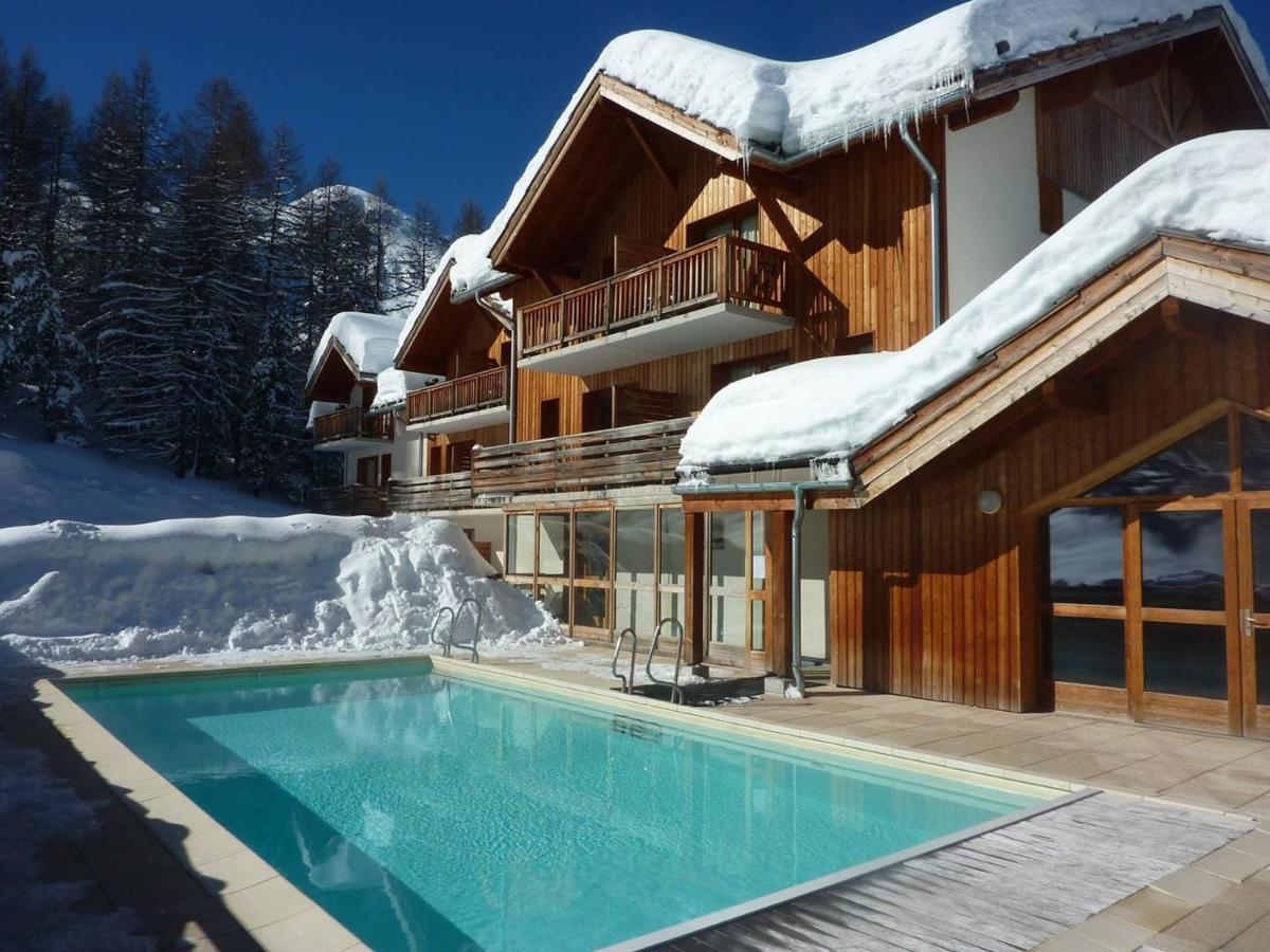 Chalet Mitoyen Avec Piscine, Sauna, Hammam, Depart Des Pistes, 2 Chambres, Balcon, Les Orres 1800 - Fr-1-322-137 Exterior photo